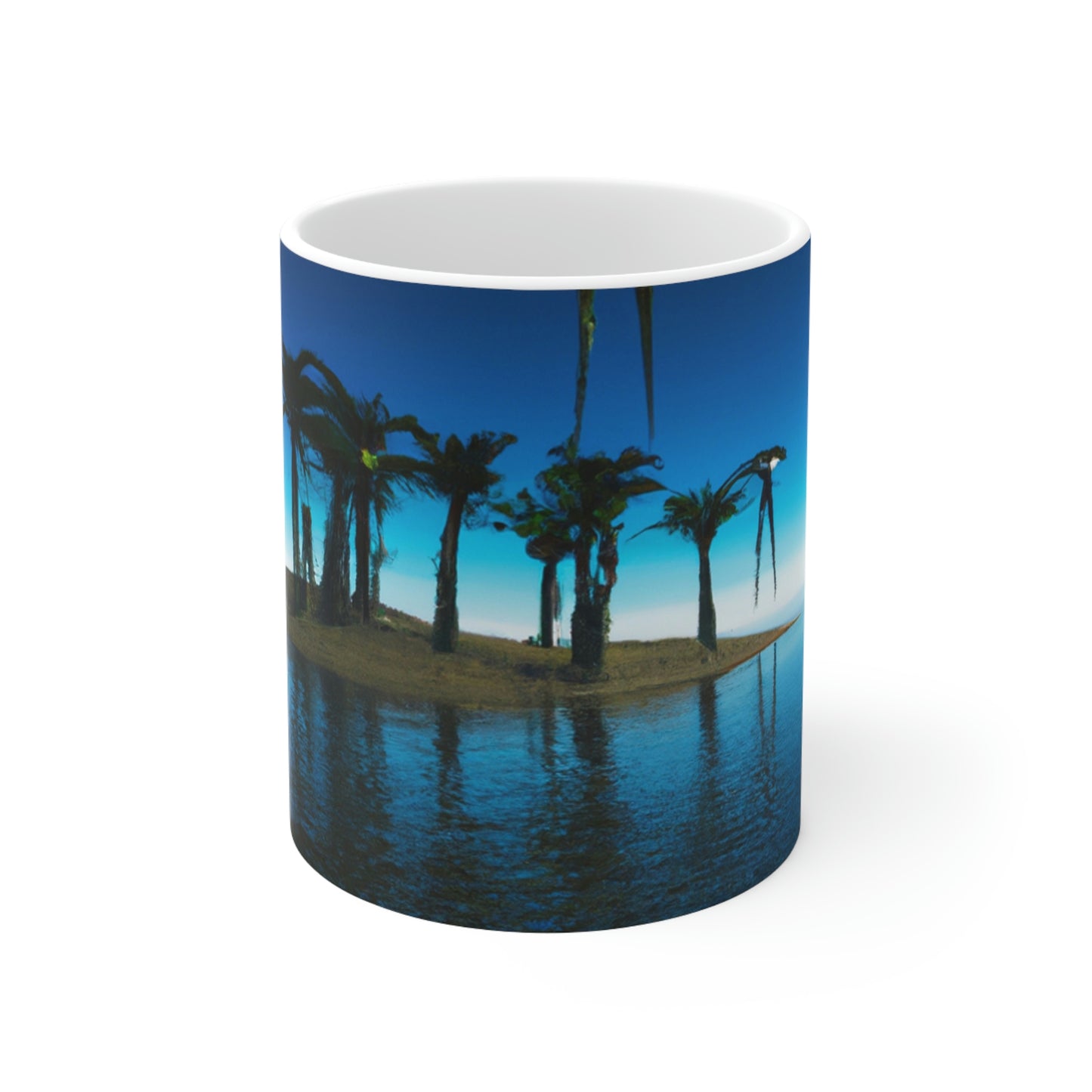 "Invasion of the Island ETs" - Taza de cerámica The Alien 11 oz