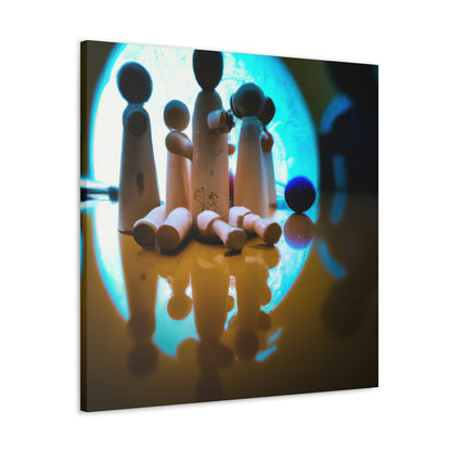 "Family Gathering Rupture" - Canvas