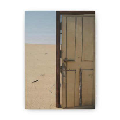 "The Mysterious Desert Door" - The Alien Canva