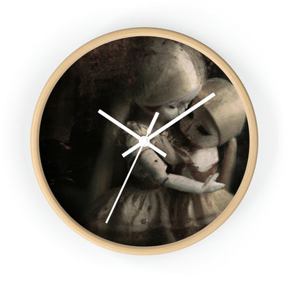 "A Melancholy Tango of Two Dolls" - The Alien Wall Clock