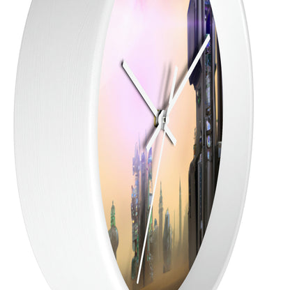 "Lost in the Cosmic Mist" - The Alien Wall Clock