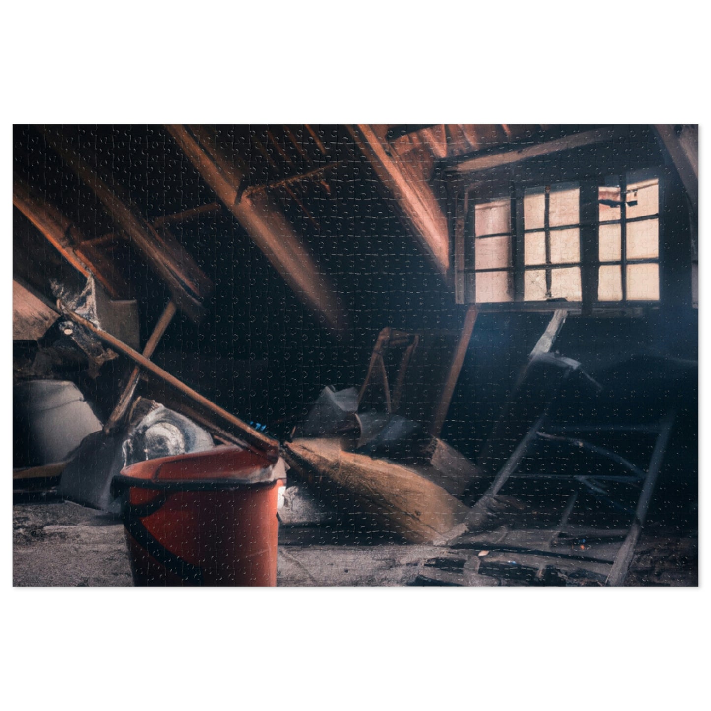 "Dusty Hopes in an Abandoned Attic" - The Alien Jigsaw Puzzle