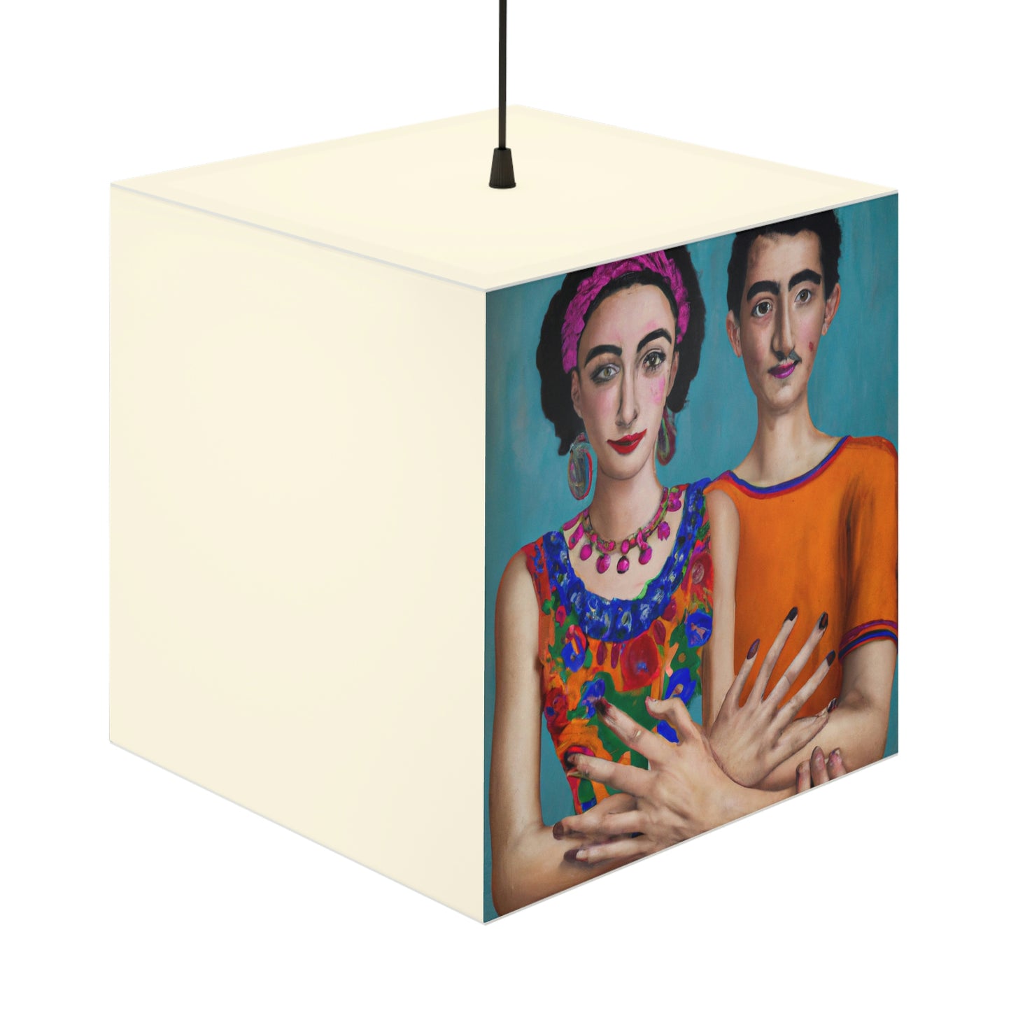 "A Thousand Miles Apart, Yet Still Connected" - The Alien Light Cube Lamp