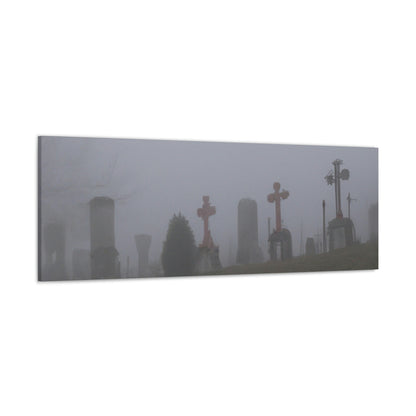 "The Foggy Graveyard" - The Alien Canva