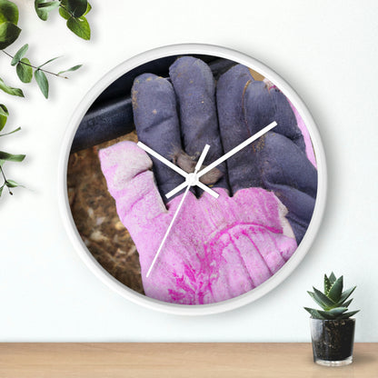 "A Tiny Home in an Old Glove" - The Alien Wall Clock