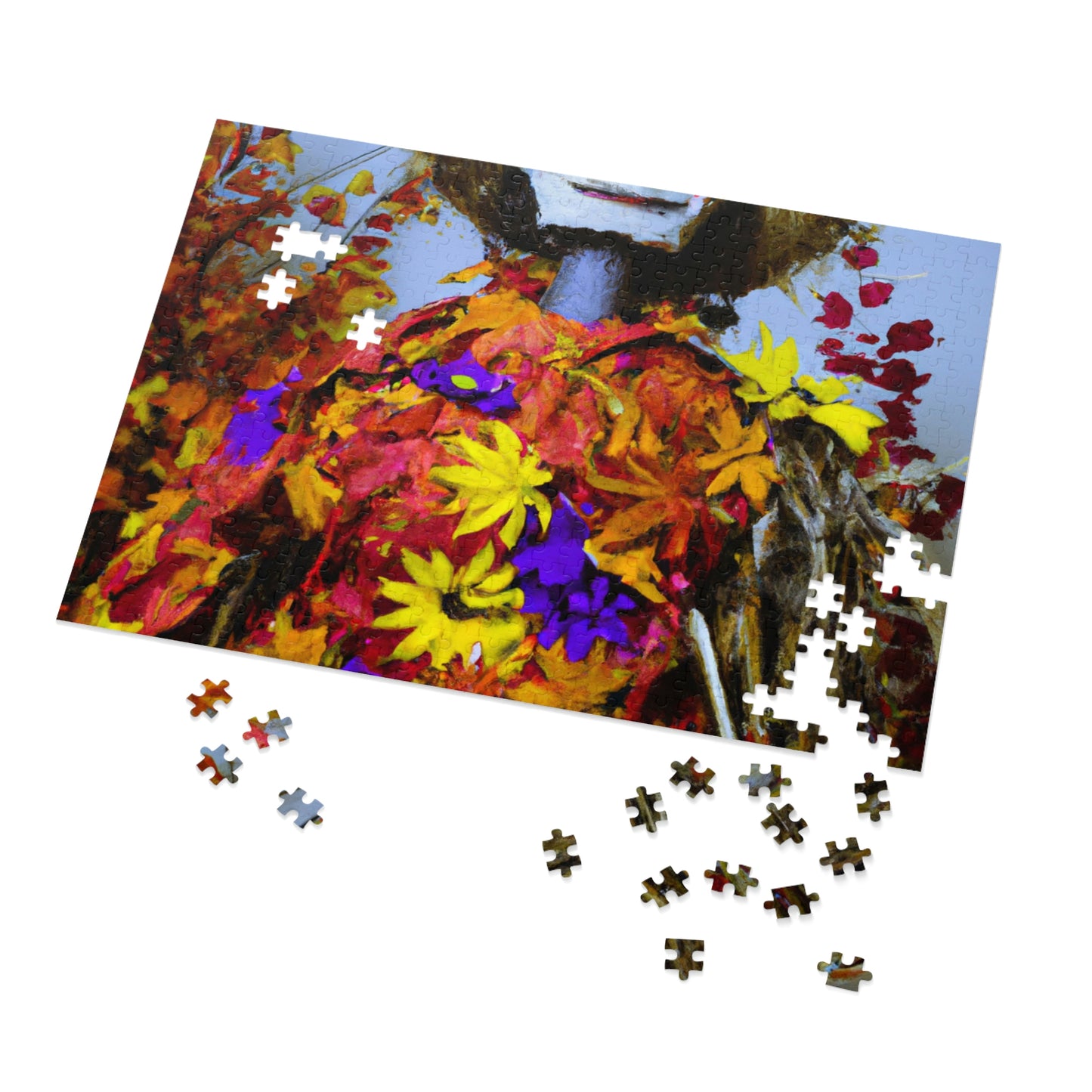 "Autumn Scarecrow Blues" - The Alien Jigsaw Puzzle