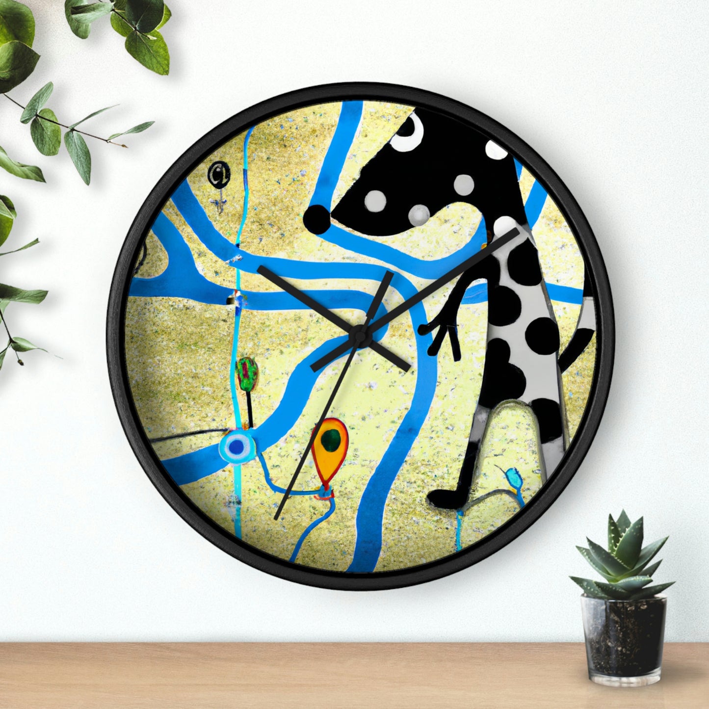 "A Lost Dog's Journey Home" - The Alien Wall Clock