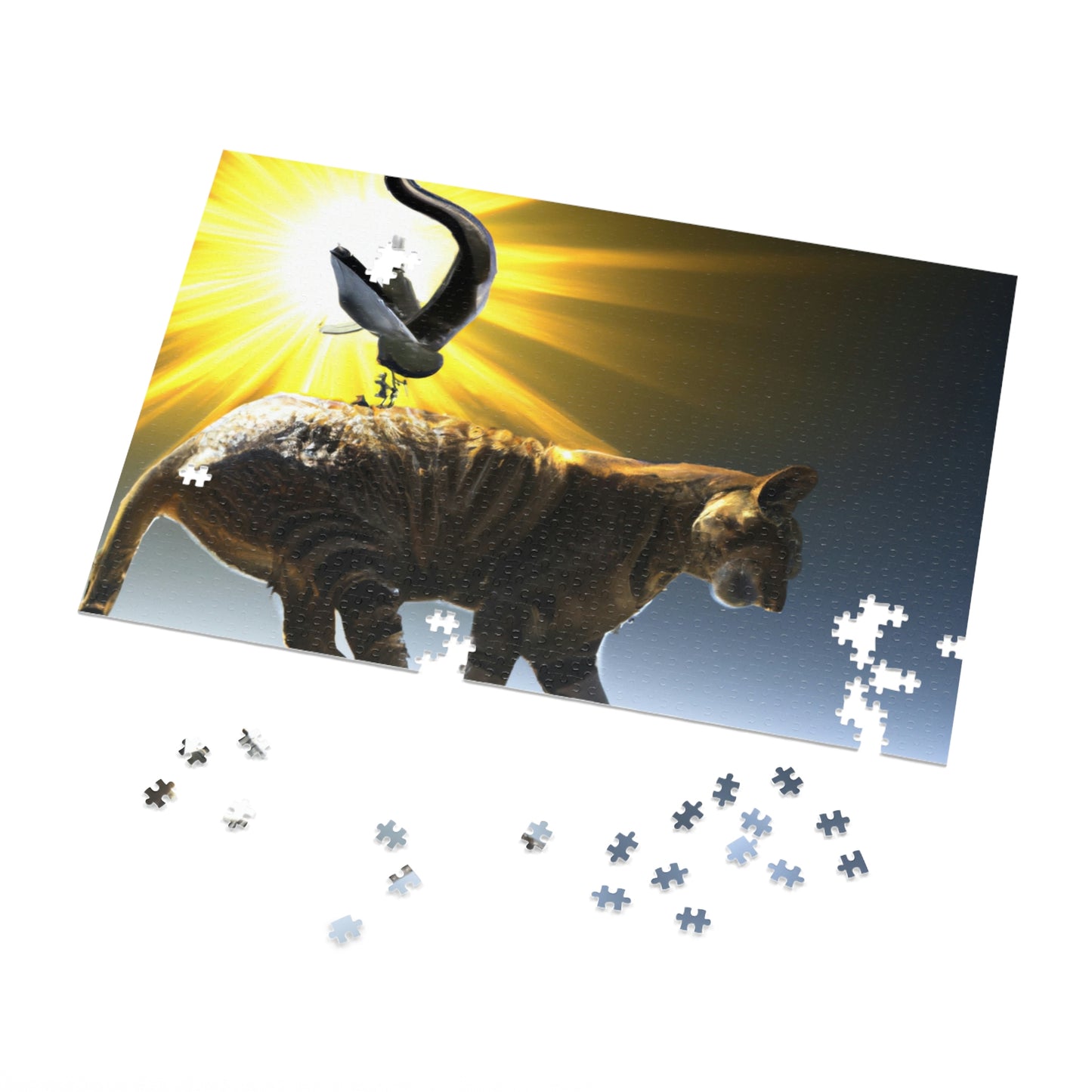 "A Purrfect Sunbeam Moment" - The Alien Jigsaw Puzzle