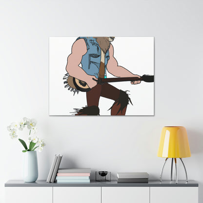 "Howling Highwayman: The Banjo-Playing Werewolf Biker" - The Alien Canva