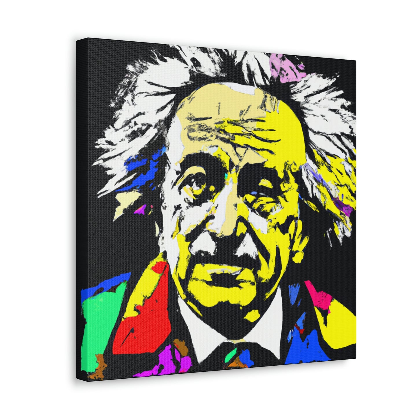 "Albert Einstein: Ein Pop-Art-Porträt" - The Alien Canva