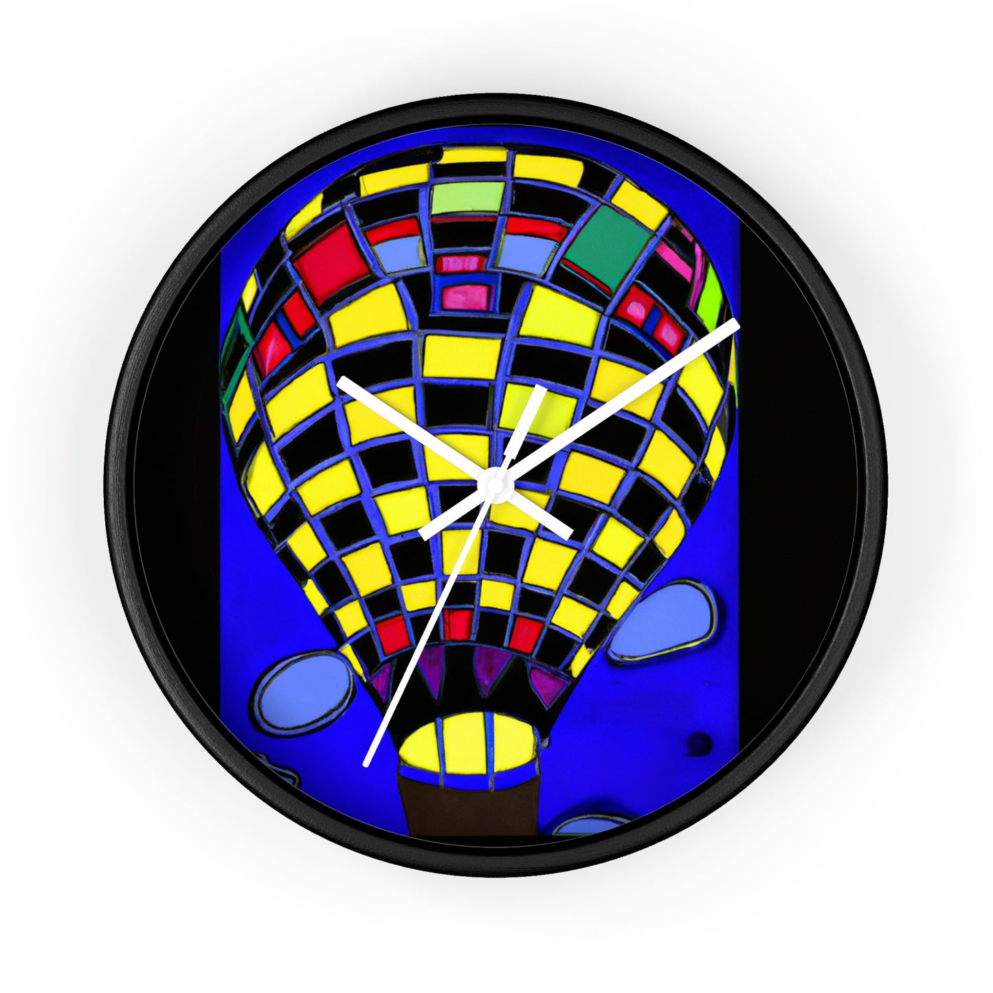 "Enchanted Midnight Flight" - The Alien Wall Clock