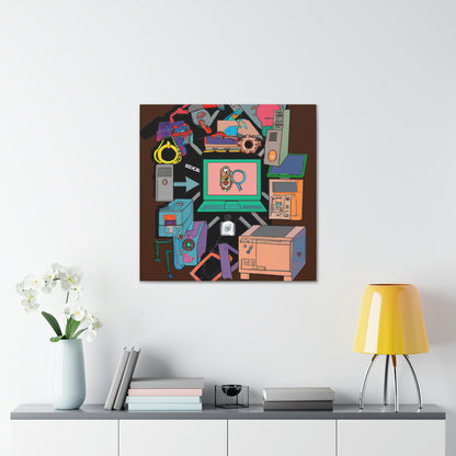 "The Digital Revolution: A Retrospective" - Canvas