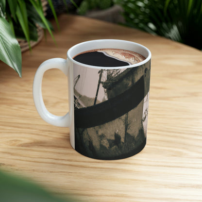 "La última parada de un marinero" - Taza de cerámica Alien 11 oz