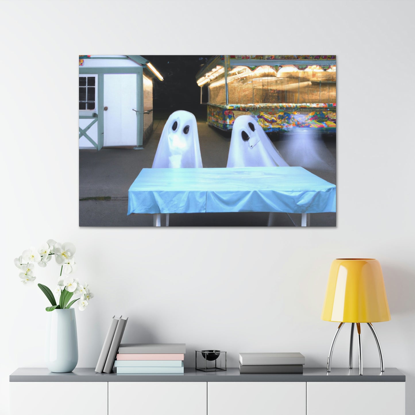 "The Carnival of the Candy-Stealing Ghosts" - The Alien Canva