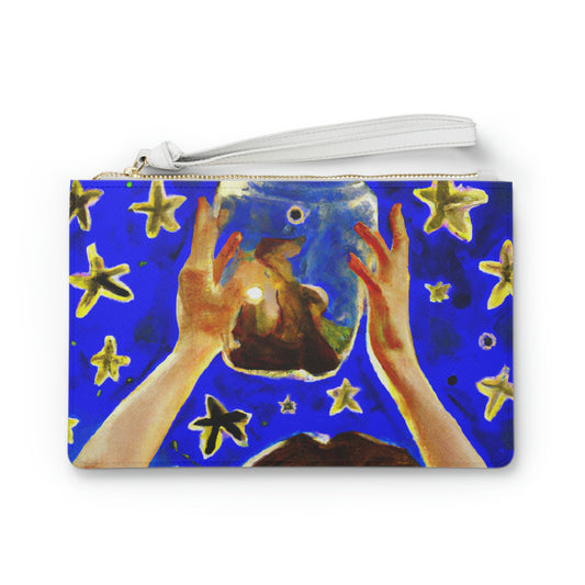 "Ein Krug Sternenstaub" - Die Alien Clutch Bag