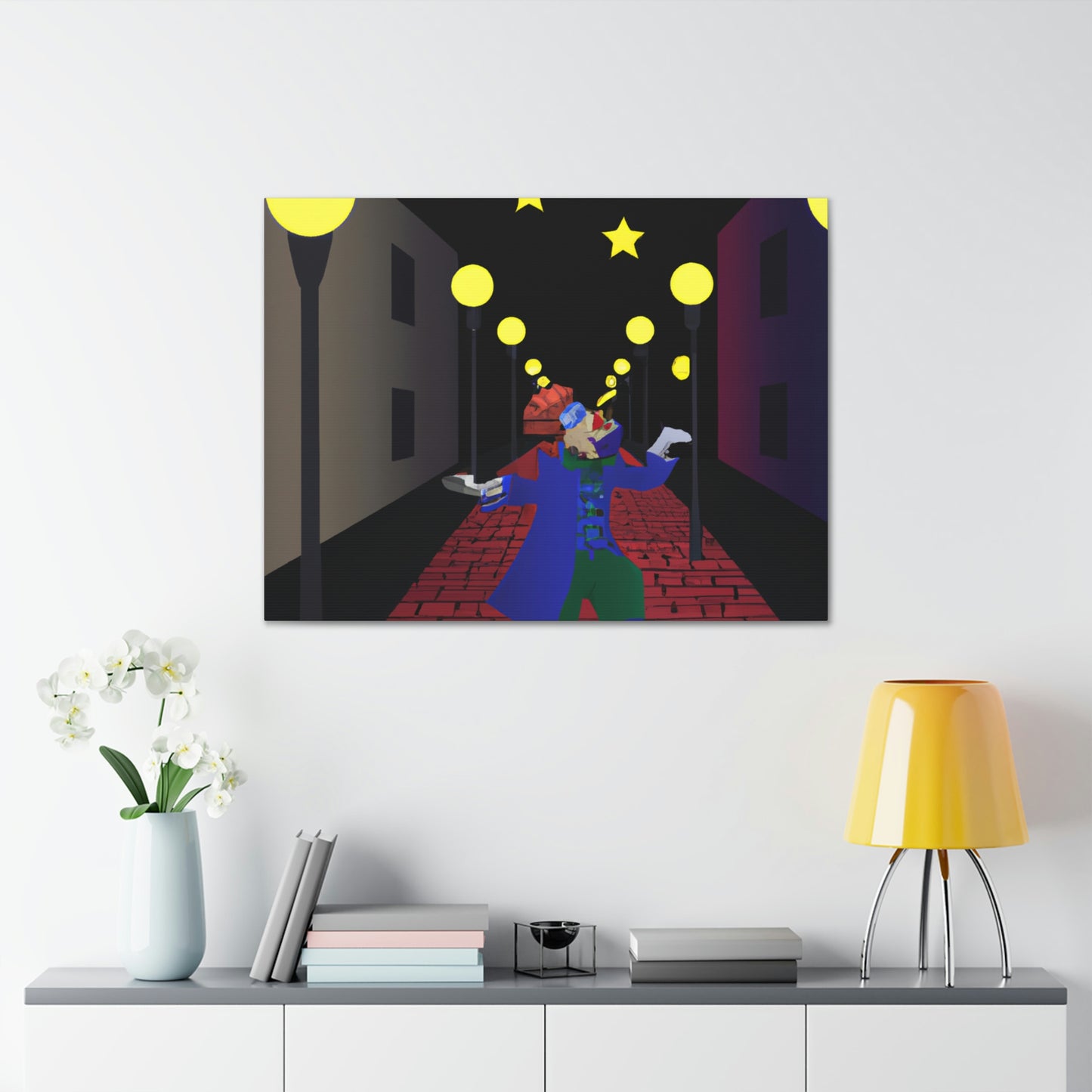 "Alley Star Jongleur" - Die Alien-Canva