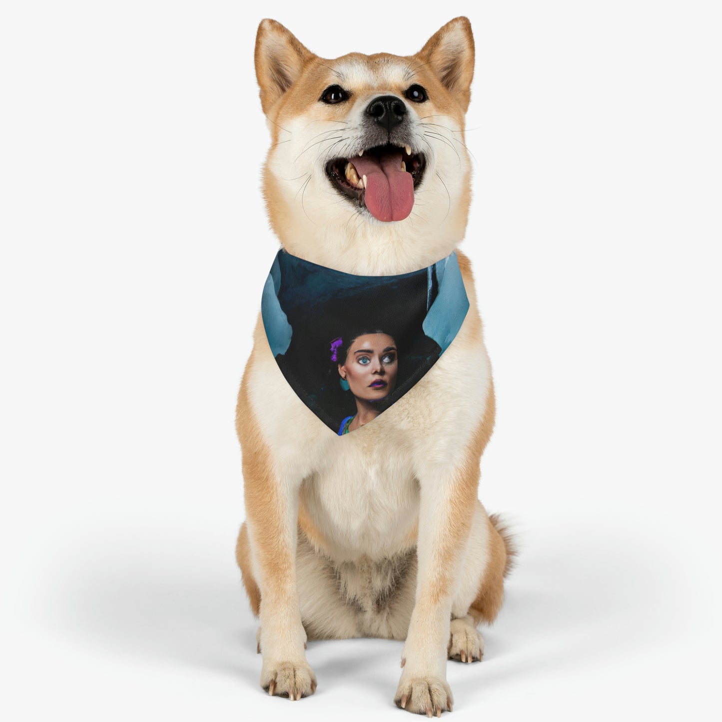 "Frozen OUT of Hope" - The Alien Pet Bandana Collar