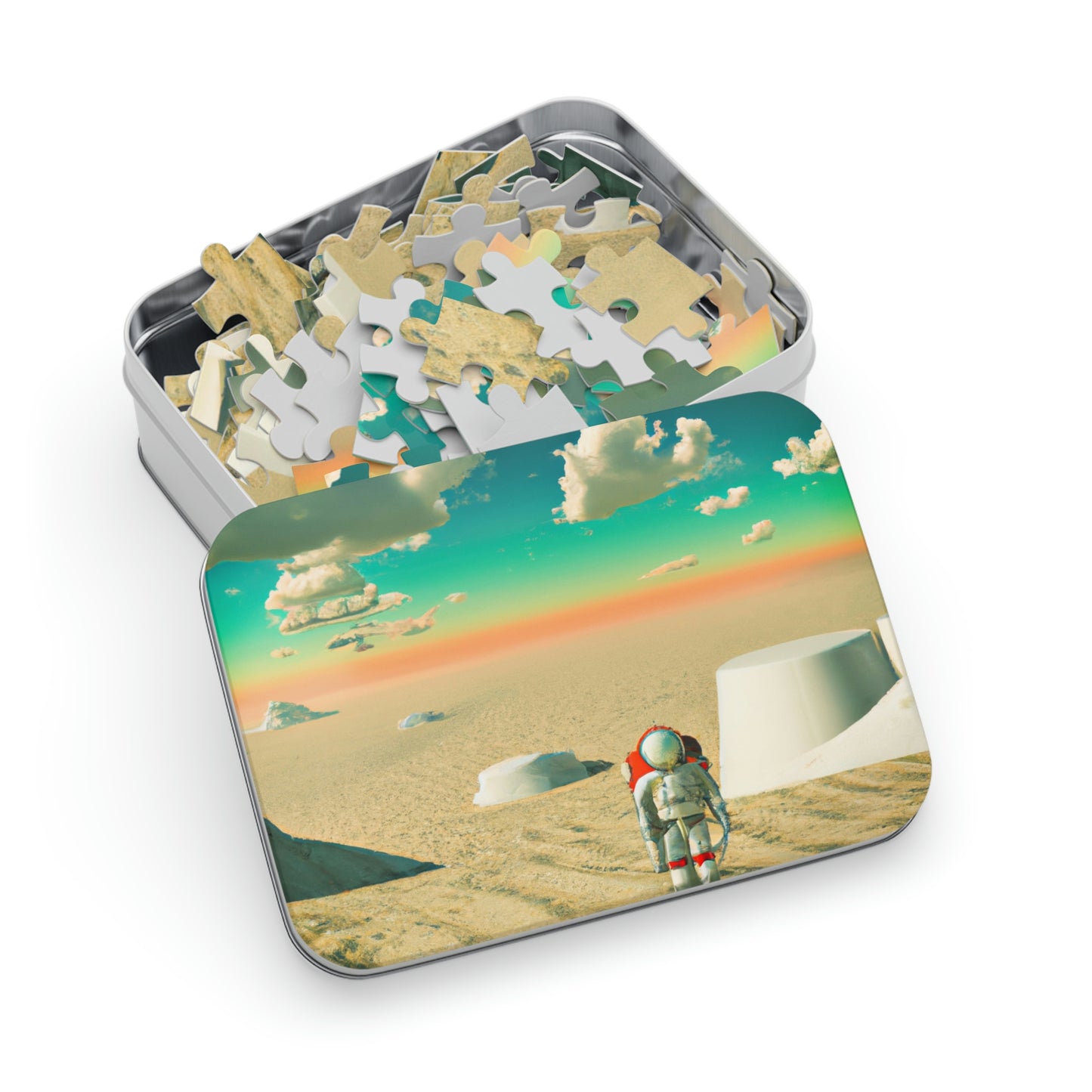 "A Strayed Astronaut: Alone on a Forlorn Planet" - The Alien Jigsaw Puzzle