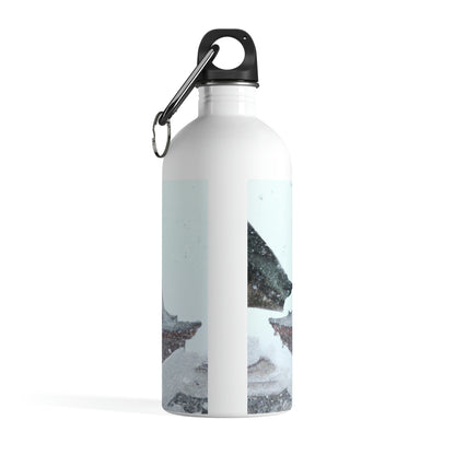 "Lost in the Blizzard: An Adventure in the Ancient Temple" - The Alien Stainless Steel Water Bottle