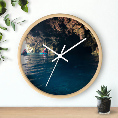 The Diving Depths of the Oceanic Cave - The Alien Wall Clock