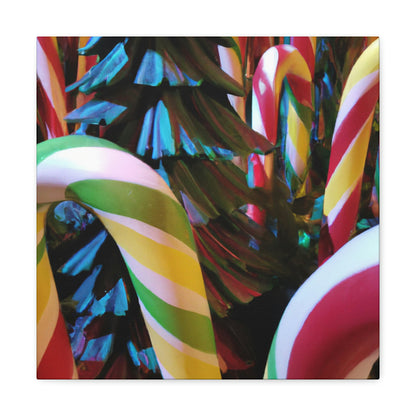 "Candy Cane Wonderland" - The Alien Canva