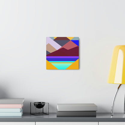 "Geometric Landscape" - Canvas