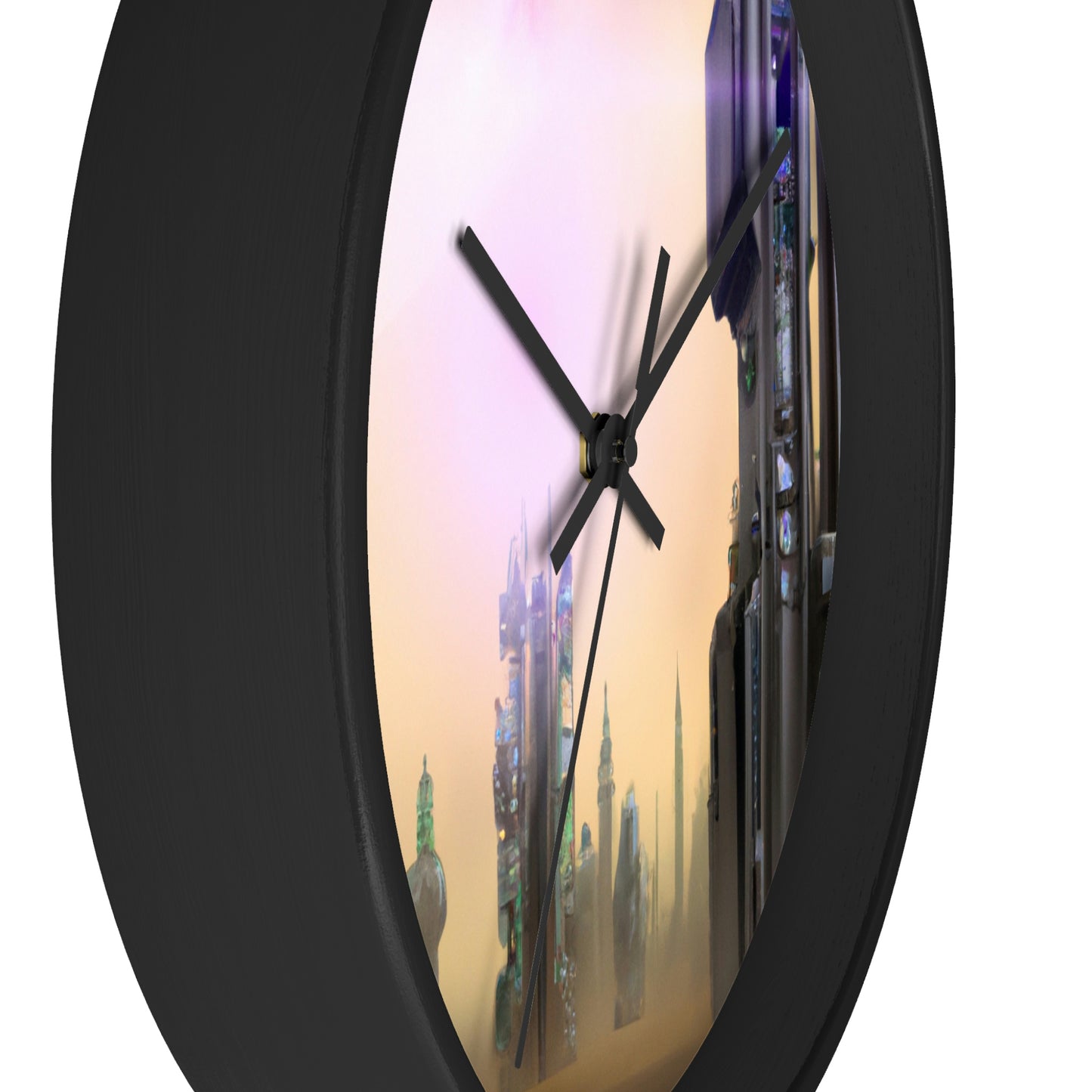 "Lost in the Cosmic Mist" - The Alien Wall Clock