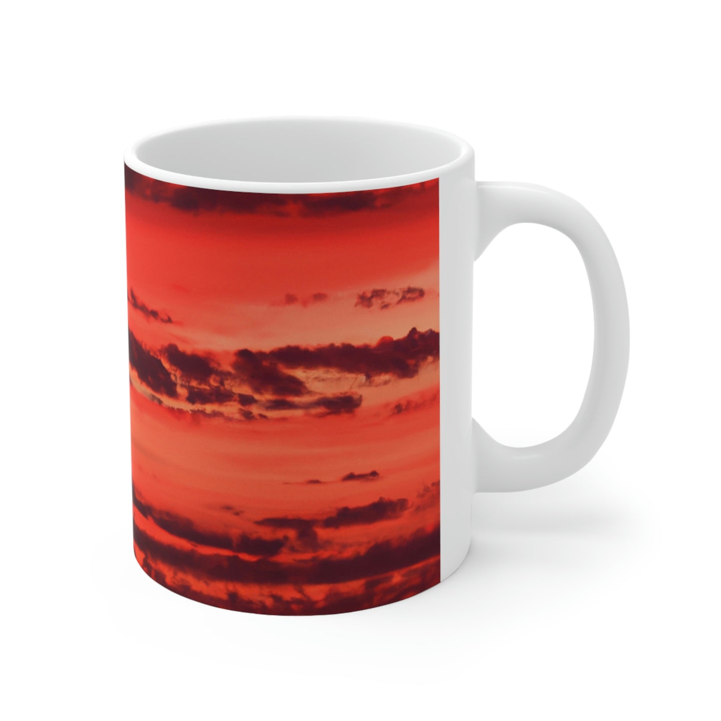 "Lonely Lighthouse on Fire" - The Alien Ceramic Mug 11 oz