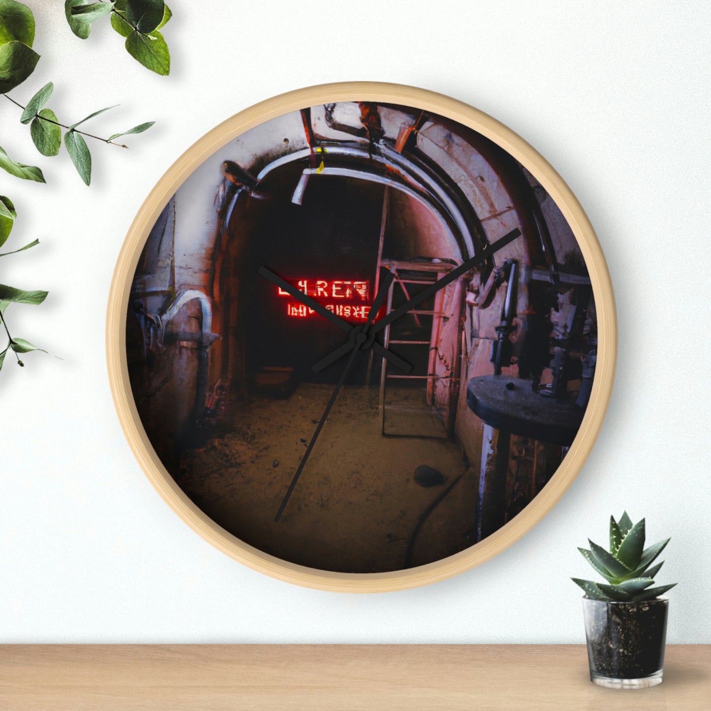 "Break Out of the Subterranean Stronghold" - The Alien Wall Clock