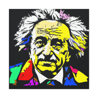 "Albert Einstein: Ein Pop-Art-Porträt" - The Alien Canva