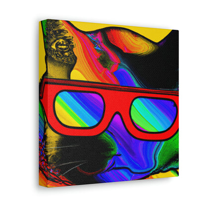 "Coole Katze mit Sonnenbrille" - The Alien Canva