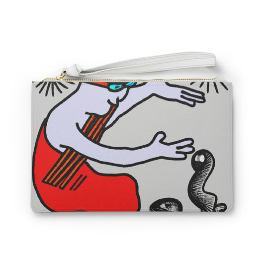 "A Blind Monk's Gentle Embrace of a Lost Dragonling" - The Alien Clutch Bag