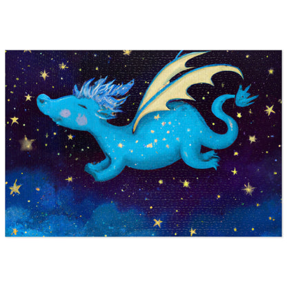 "Drifting Among the Stars: The Story of a Baby Dragon" - The Alien Jigsaw Puzzle