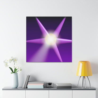 "The Mysterious Purple Star: A Celestial Prodigy" - The Alien Canva