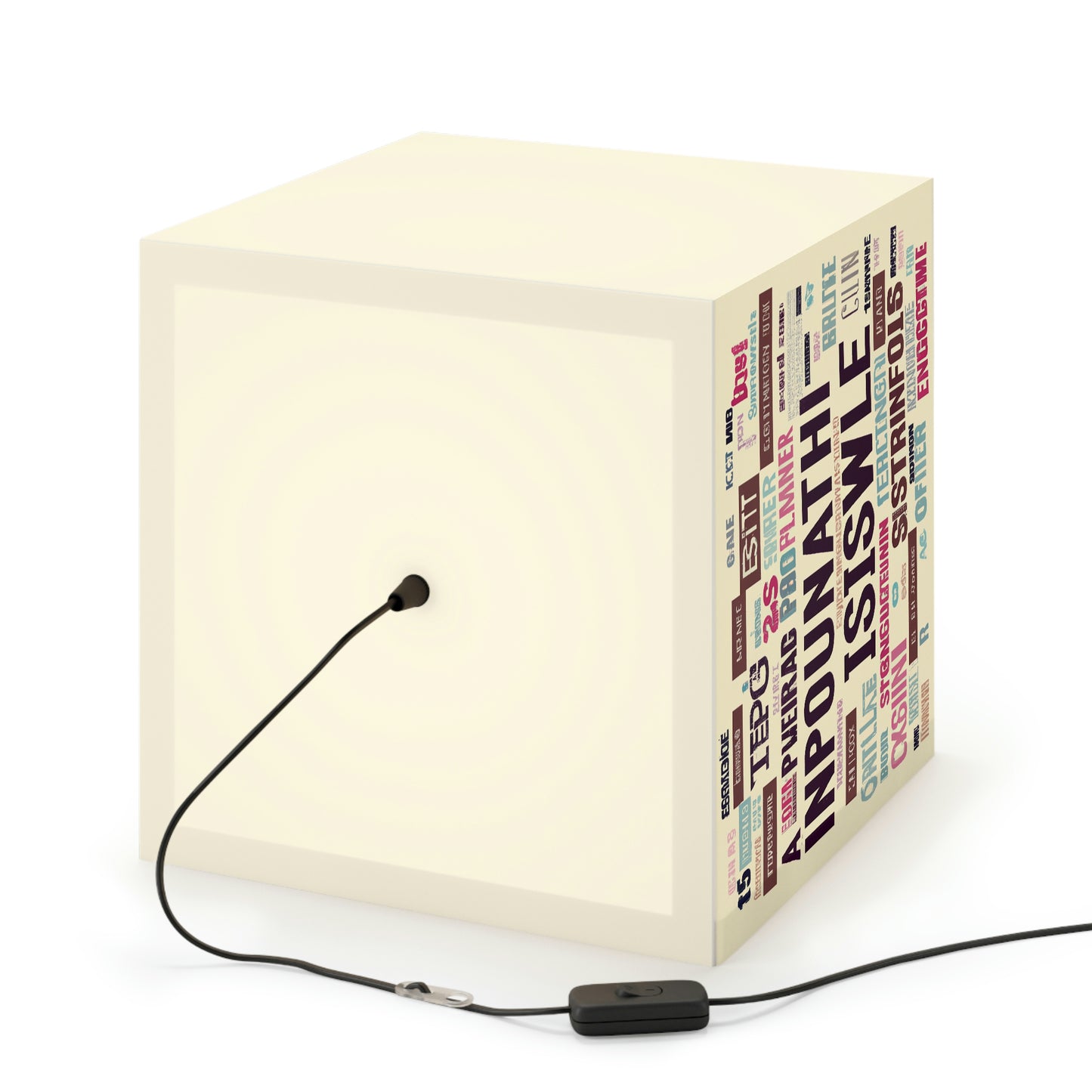 "A Trip Down Memory Lane: 16 of My Favourite Words" - The Alien Light Cube Lamp