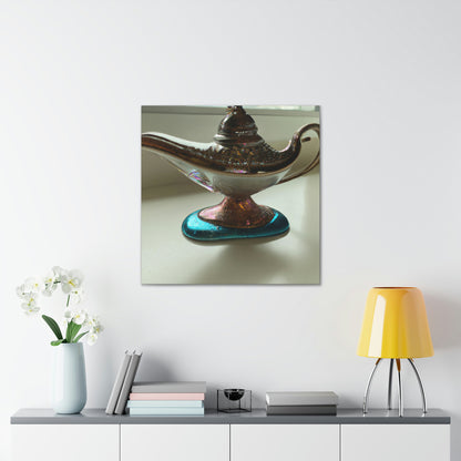 "Wish Upon a Magic Lamp" - The Alien Canva