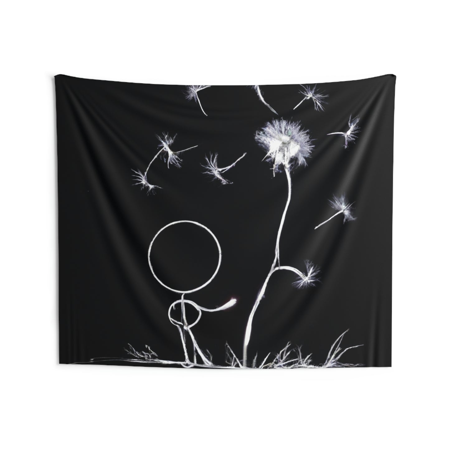 "A Dandelion Flicker in the Midnight Breeze" - The Alien Wall Tapestries