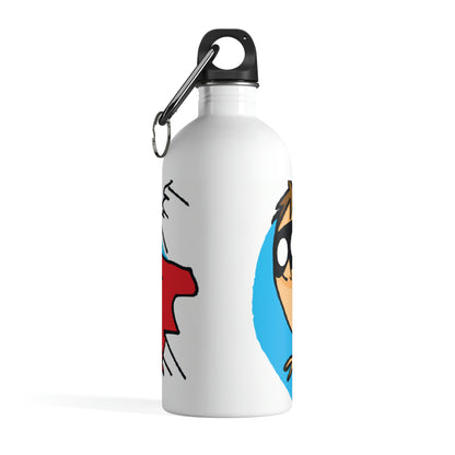 The Terrified Winged Wonder - The Alien Stainless Steel Water Bottle