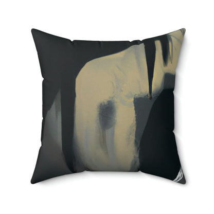 "Descending Into Terror" - The Alien Square Pillow