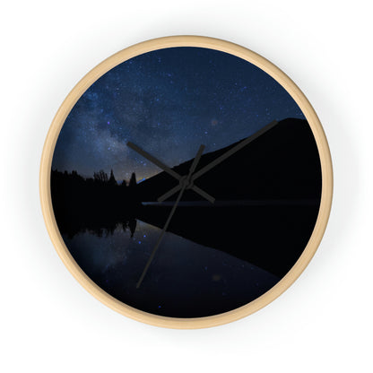 "A Starlit Tranquility" - The Alien Wall Clock