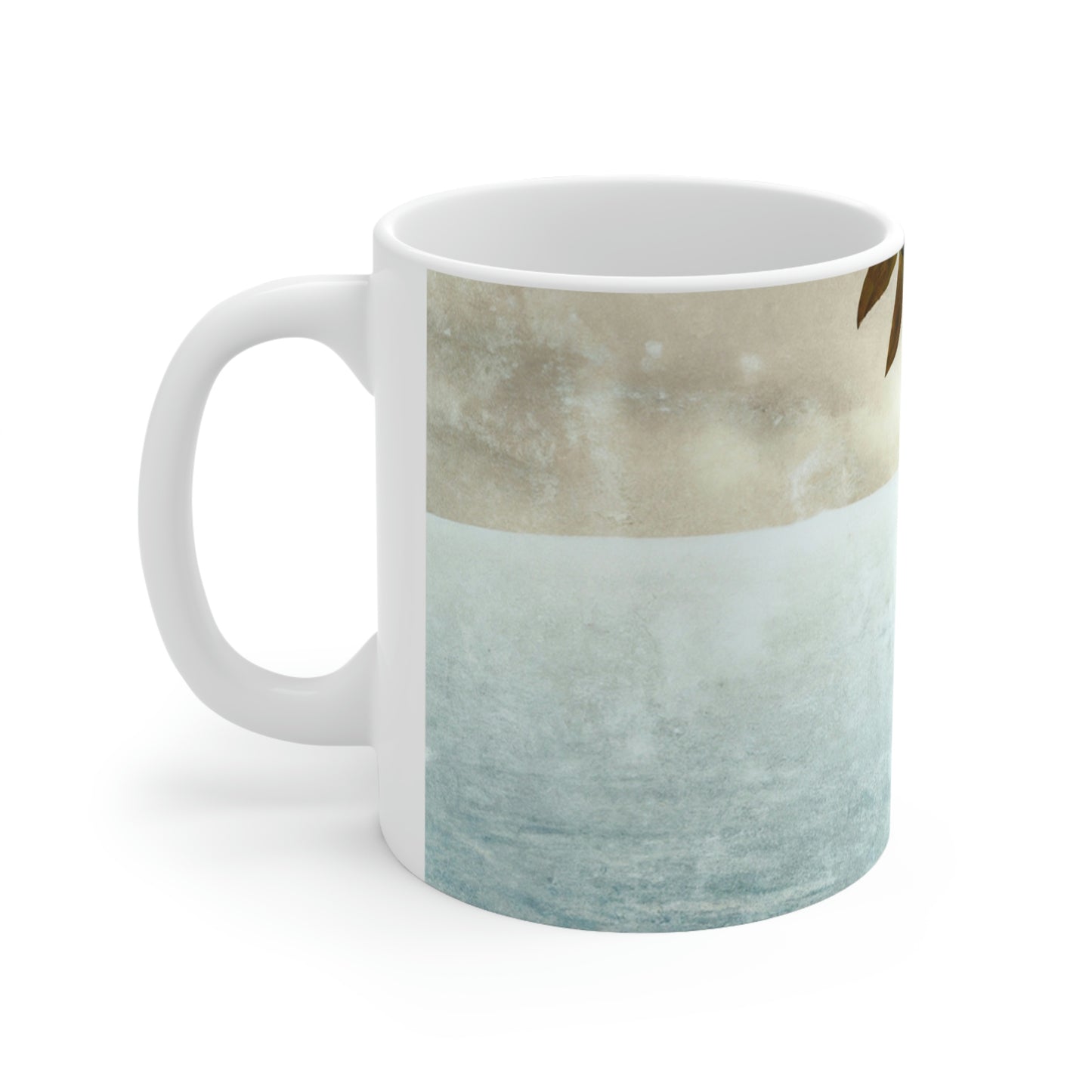 "Fighting the Frost: A Flower's Story" - The Alien Ceramic Mug 11 oz