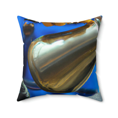 "Eine Tasse Mut" - Das Alien Square Pillow