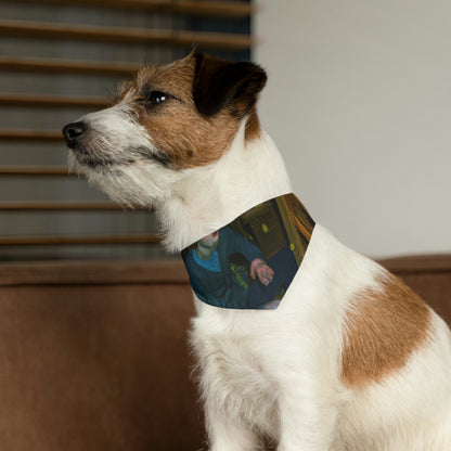 The Attic's Secrets: A Tale of Magic and Redemption - Das Alien Pet Bandana Halsband