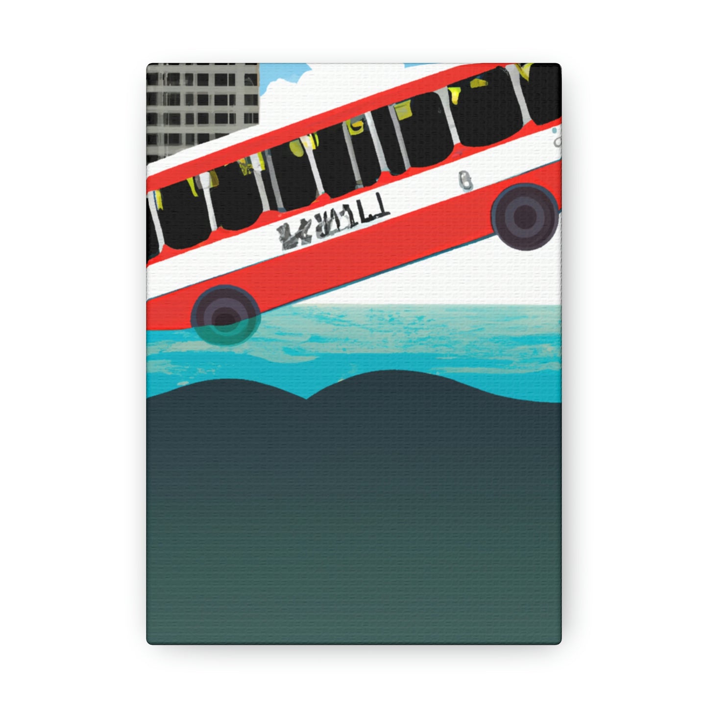 "The Great Escape: Flying the Bus Out of a Sinking City" - The Alien Canva