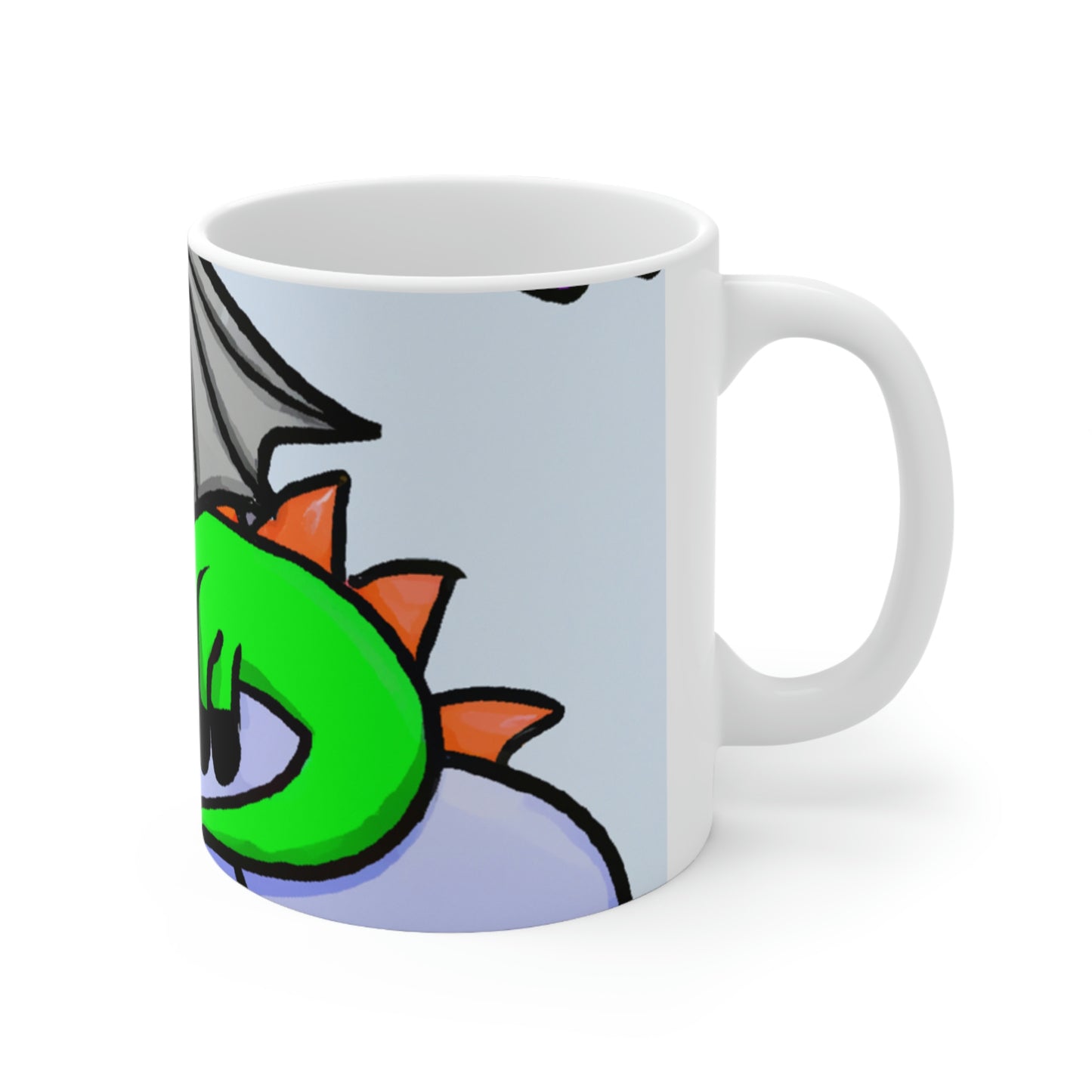 "A Dreamy Dragon's Nap" - The Alien Ceramic Mug 11 oz