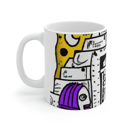 Mystic Mage Odyssey: A Time-Travel Tomb Raid - The Alien Ceramic Mug 11 oz