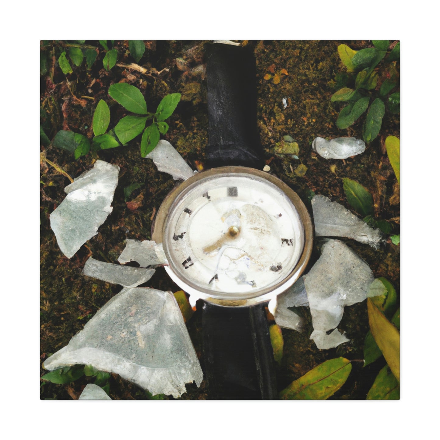 "Ticking Away the Moment: A Broken Timepiece Tale" - The Alien Canva