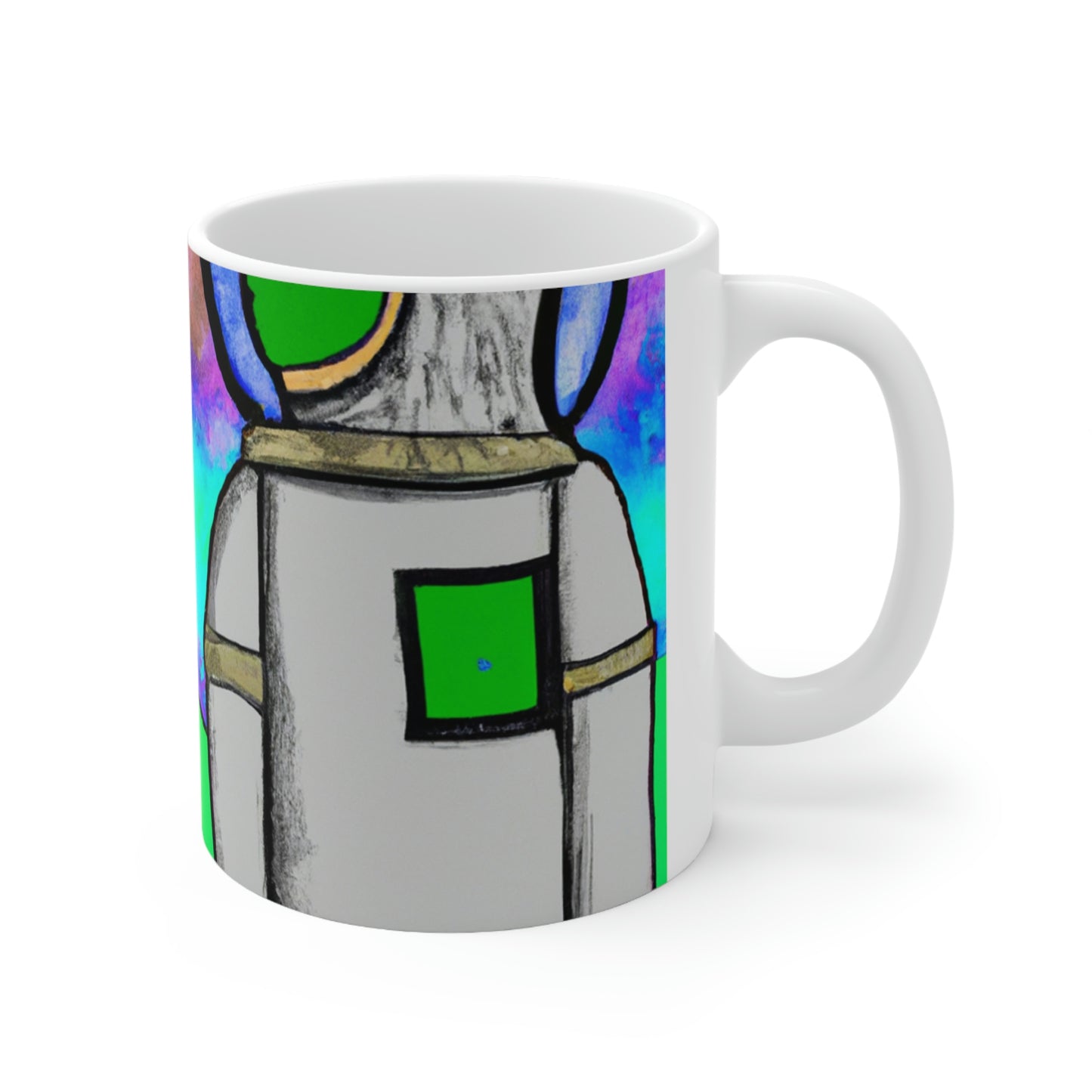 "Alone in the Alien Sky" - The Alien Ceramic Mug 11 oz