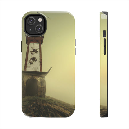 "Gespenstisches Leuchtfeuer im Nebel" - Die Alien Tough Phone Cases