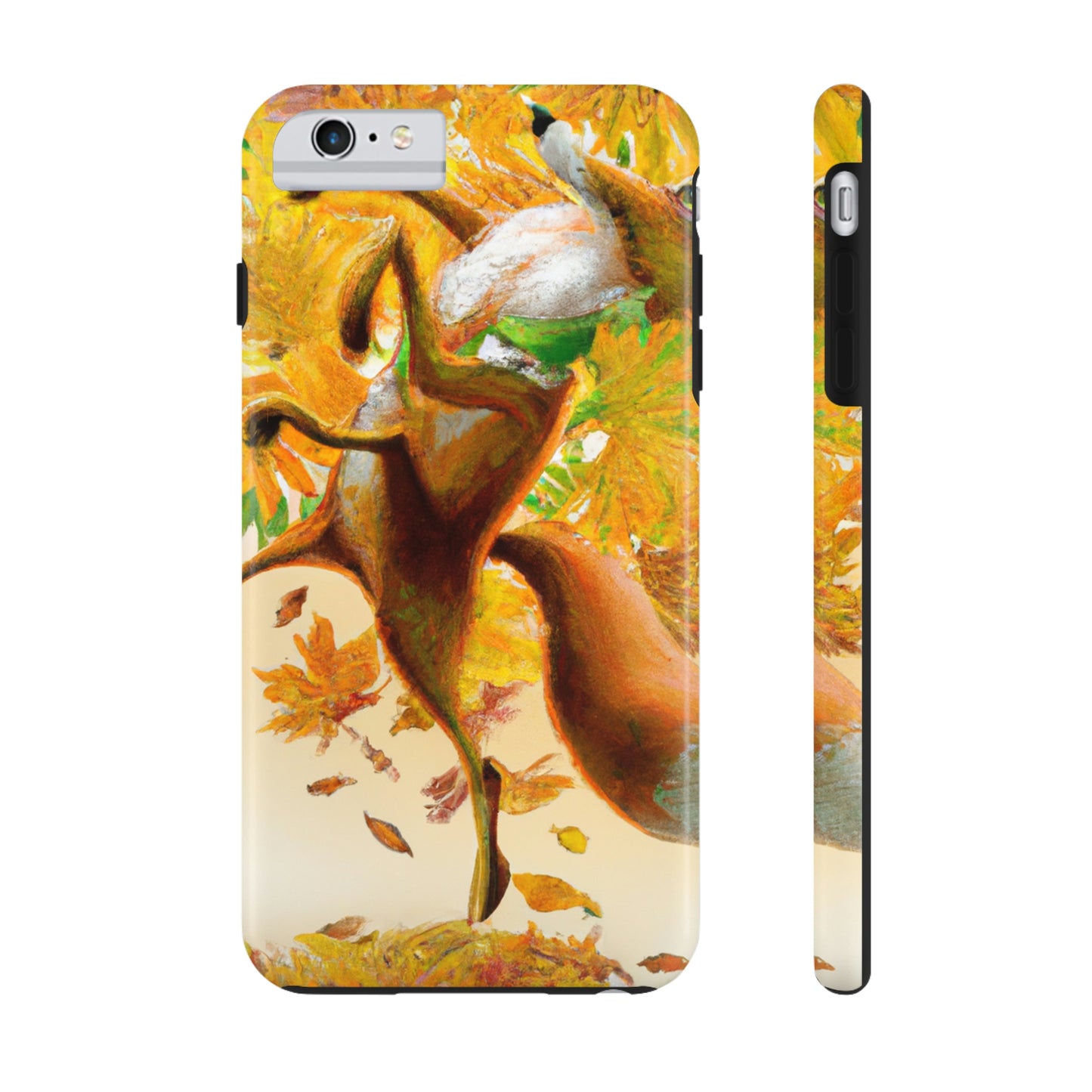 "Autumnal Adventure: A Fox's Mischief" - The Alien Tough Phone Cases